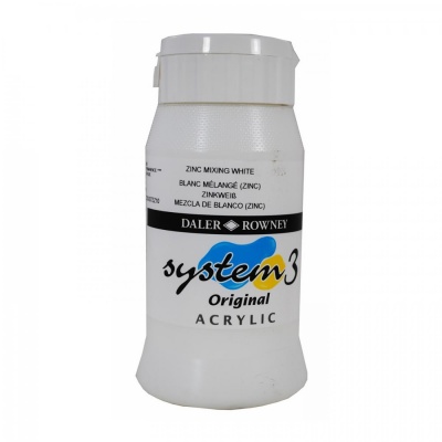D & R System3 Acrylic 500 ml, Zinc mixing white