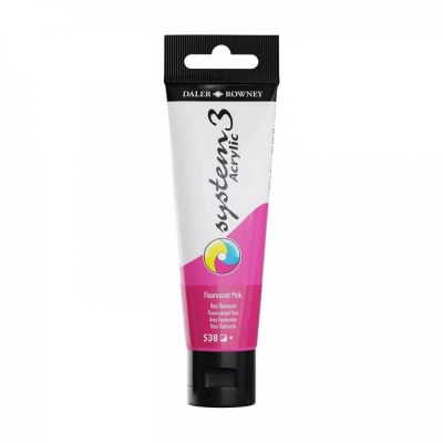 D & R System3 Acrylic 59 ml, Fluorescent pink