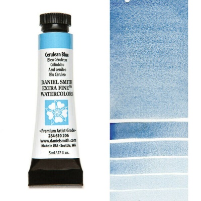 Daniel Smith, akvarel, 5 ml, 206 Cerulean Blue