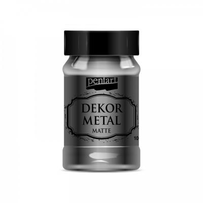 Dekor Metal matná 100 ml, antracitová