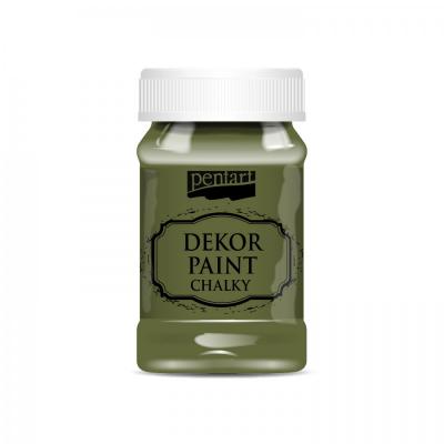 Dekor Paint Soft 100 ml, trnová zelená