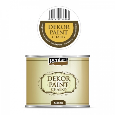 Dekor Paint Soft 500 ml, mandarinková