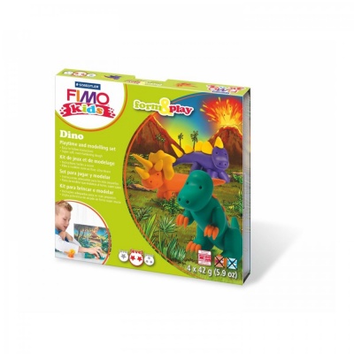 DĚTSKÁ SADA FIMO KIDS - Dinosaurus