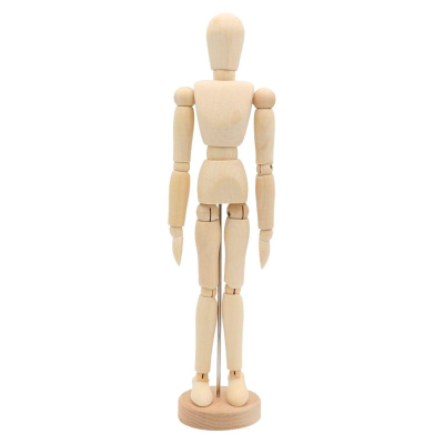 Dřevěná kreslící figurína - muž 30 cm