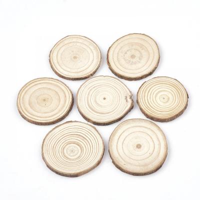 Dřevěné kroužky, pařezy, průměr 4,5 - 5 cm, 5 ks