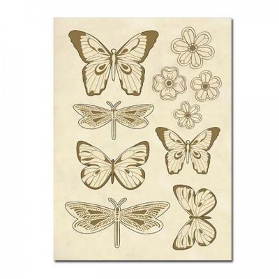 Dřevěné výřezy, A5, Butterflies