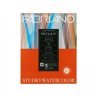 Fabriano Studio Hot Press, akvarelová podložka, A3, 300 g