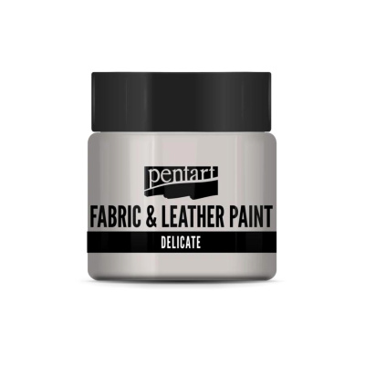 Barva na textil a kůži, delicate, 50 ml, stříbrná