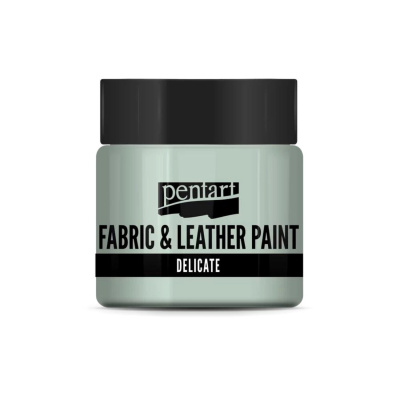 Barva na textil a kůži, delicate, 50ml, zelenostrieborná