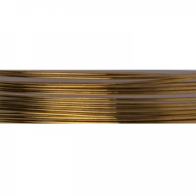Barevný drát 0,8 mm, cívka 5 m, zlatý