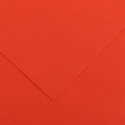 Barevné kreslení Canson Colorline 50x65 cm, 150g , TOMATO