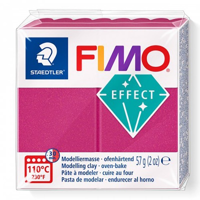 FIMO Effect Metallic 57 g, 21 červená