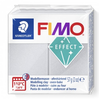 FIMO Effect Pearl 57 g, 817 stříbrná perleťová