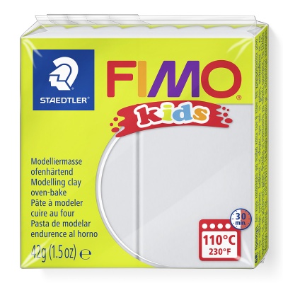FIMO Kids, 42 g, 80 světle šedá