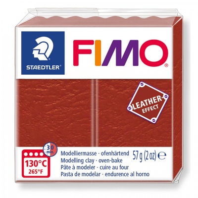 FIMO Leather effect 57 g, 749 rezavý efekt