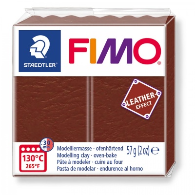 FIMO Leather effect 57 g, 779 oříšková