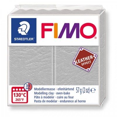 FIMO Leather effect 57 g, 809 holubí šedá