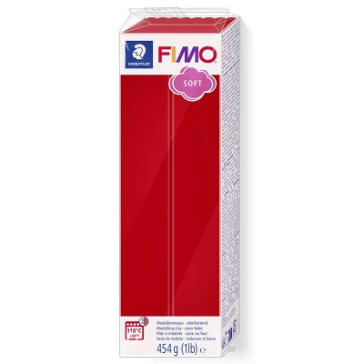 FIMO Soft, 454 g, 2 vánoční červená