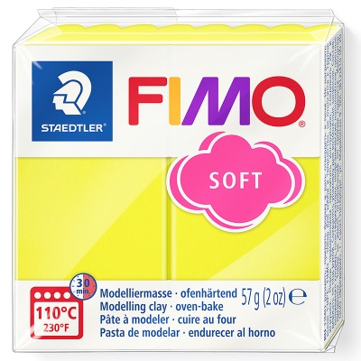 FIMO Soft, 57 g, 10 citronová žlutá