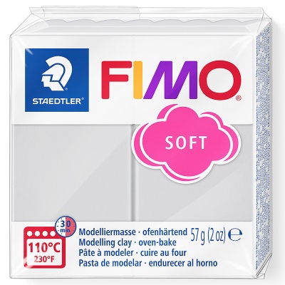 FIMO Soft, 57 g, 80 šedá