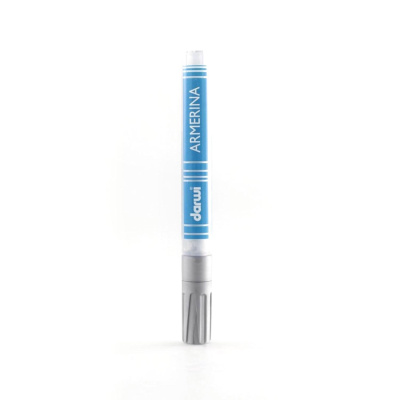 Porcelánový popisovač DARWI ARMERINA 6 ml stříbrný