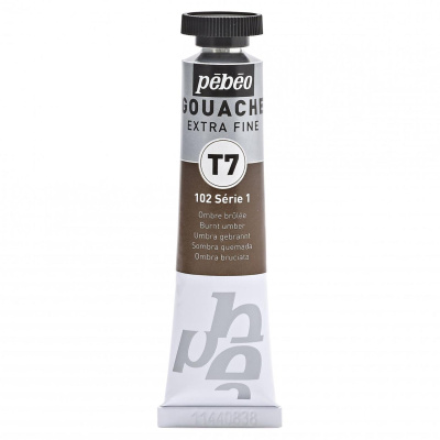 Kvaš T7 extra jemný 20 ml, pálená umbra