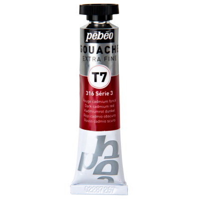 Kvaš T7 extra jemný 20 ml, tmavě kadmiově červený intenzivní 