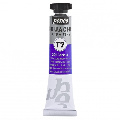 Kvaš T7 extra jemný 20 ml, tmavě kobaltově fialový odstín 