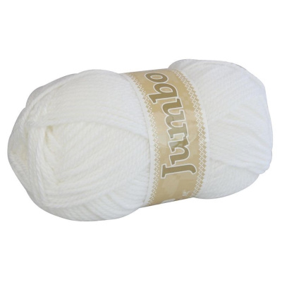 Jumbo, akrylová příze, 100 g, cca 147 m, 1100 bílá 