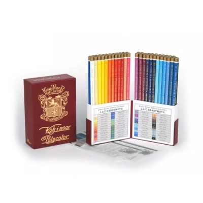 KOH-I-NOOR, sada tužek POLYCOLOR v retro obalu, 48 ks 