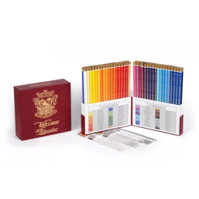 KOH-I-NOOR, sada tužek POLYCOLOR v retro obalu, 72 ks  