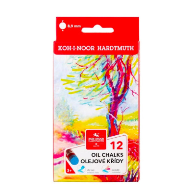 KOH-I-NOOR Sada uměleckých olejových pastelů, 12 ks