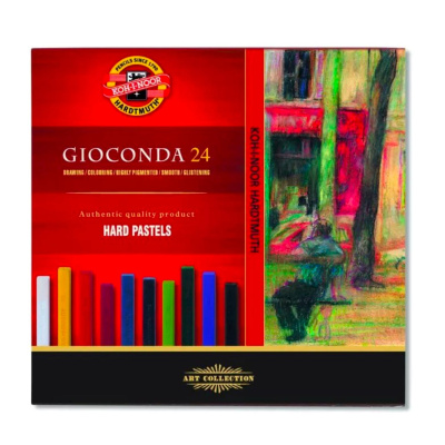 KOH-I-NOOR, sada uměleckých tvrdých pastelů GIOCONDA, 24 ks 