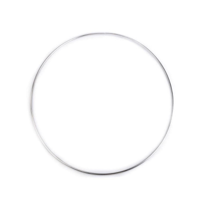 Kovový kruh z niklu, průměr 30,5 cm  