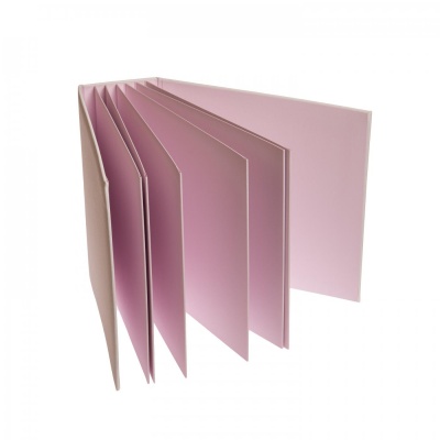 Lepenkový album růžový, 200 x 200 mm