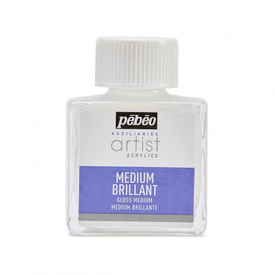 Lesklé médium pro akrylové barvy, 75 ml 