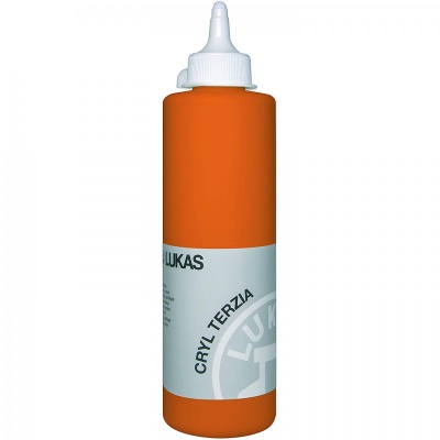 LUKAS akrylová barva TERZIA 500 ml, Cadmium orange