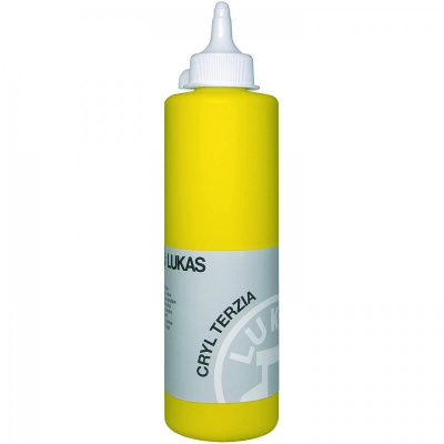 LUKAS akrylová barva TERZIA 500 ml, Cadmium yellow