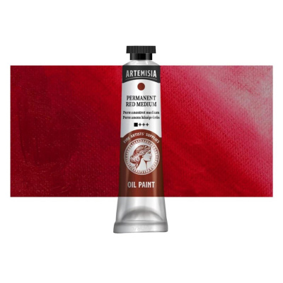 Olejová barva Artemisia permanent red medium, 40 ml