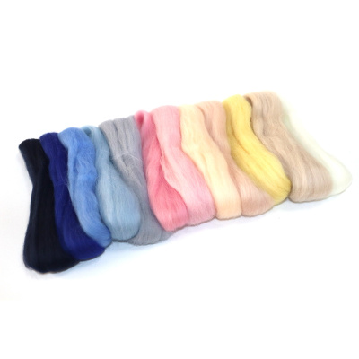 Ovčí rouno na plstění, 50 g, MIX AIR, 12 ks   