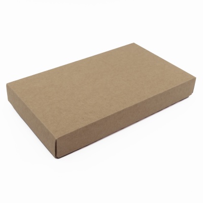 Papírová krabice, dvoudílná, 190 x 110 x 25 mm, kraftový papír