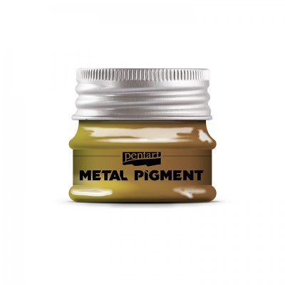 Pigmentový prášek, metalický, 8 g, ohnivé zlato