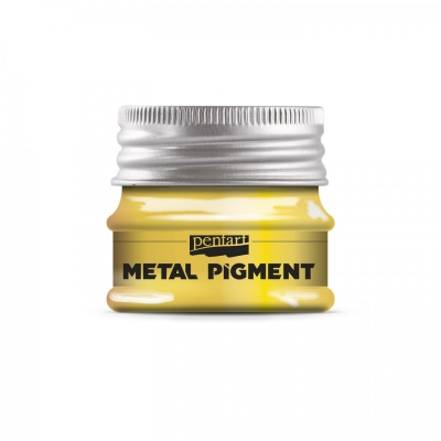 Pigmentový prášek, metalický, 8 g, zlatý