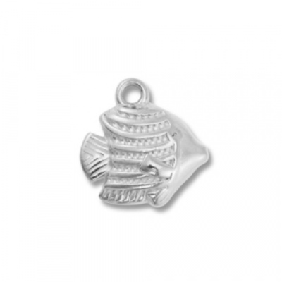 Přívěsek z nerezové oceli, ryba stříbrná