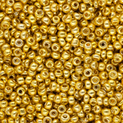 Rokajl, metalická zlatožlutá, 4 mm, 50 g 