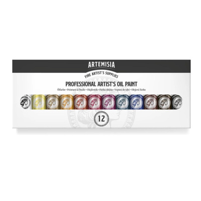 Sada olejových barev Artemisia, 12 x 20 ml 
