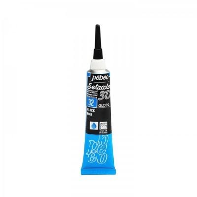 Setacolor 3D 20 ml, gloss, 032 Black