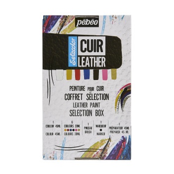 SETACOLOR Leather, barvy na kůži, Selection sada 10 ks