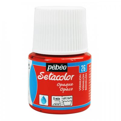 Setacolor opaque 45 ml, 26 Vermilion