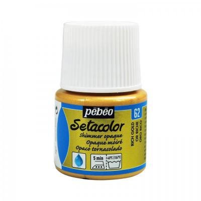 Setacolor opaque 45 ml, 62 Shimmer rich gold